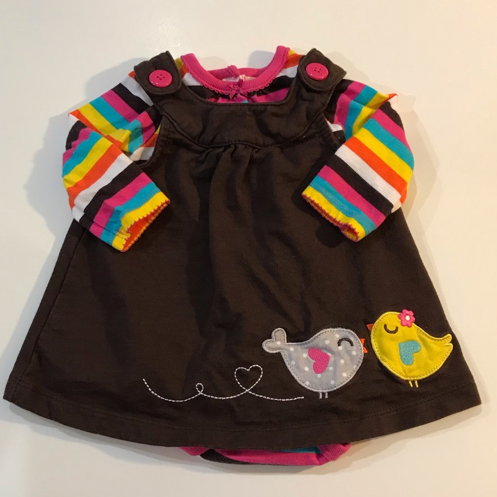 🎀 4/$15 Carter’s Baby Girl Dress Set Size 3M - Picture 1 of 7